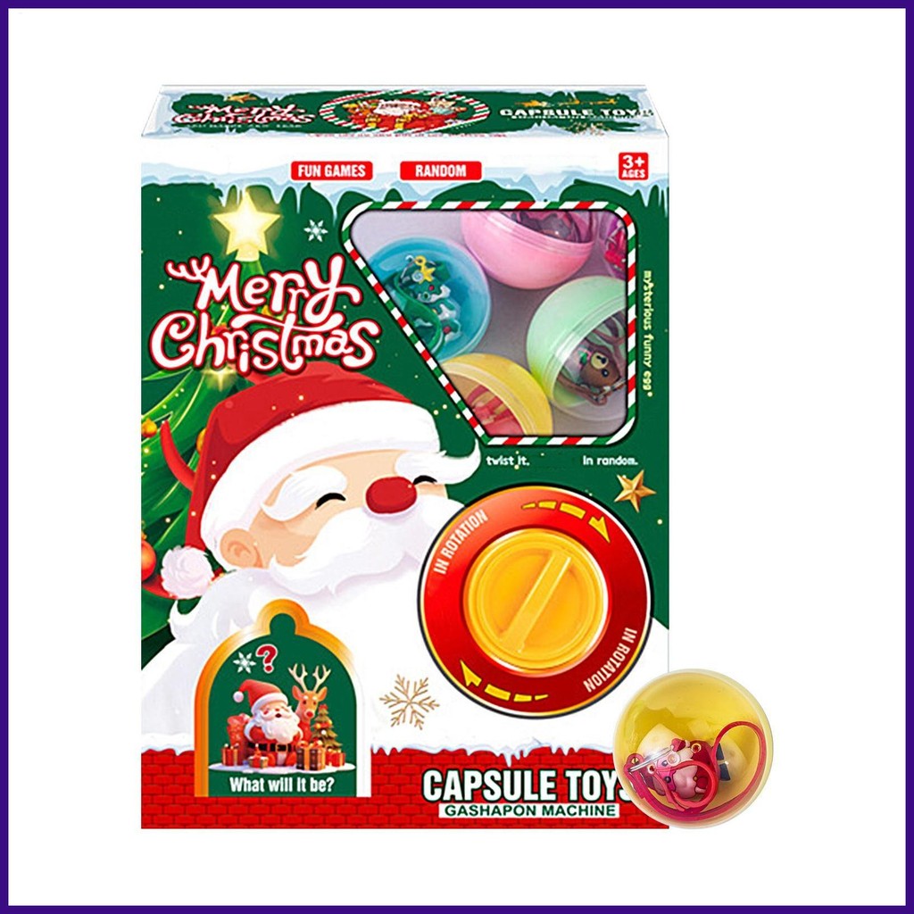 Gashapon Vending Grabber Boys Gashapon Vending Machine ของเล่นปาร์ตี้คริสต์มาสโปรดปรานเครื่องจําหน่า