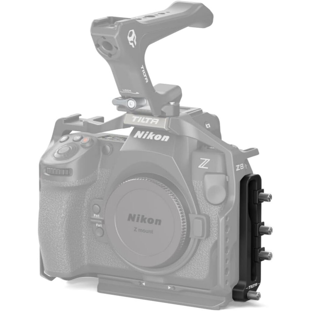 TILTA แคลมป์สายเคเบิล HD และ USBC เข้ากันได้กับ Nikon Z8 สีดํา | การป้องกันการหมุน | หลายสาย | น้ําห