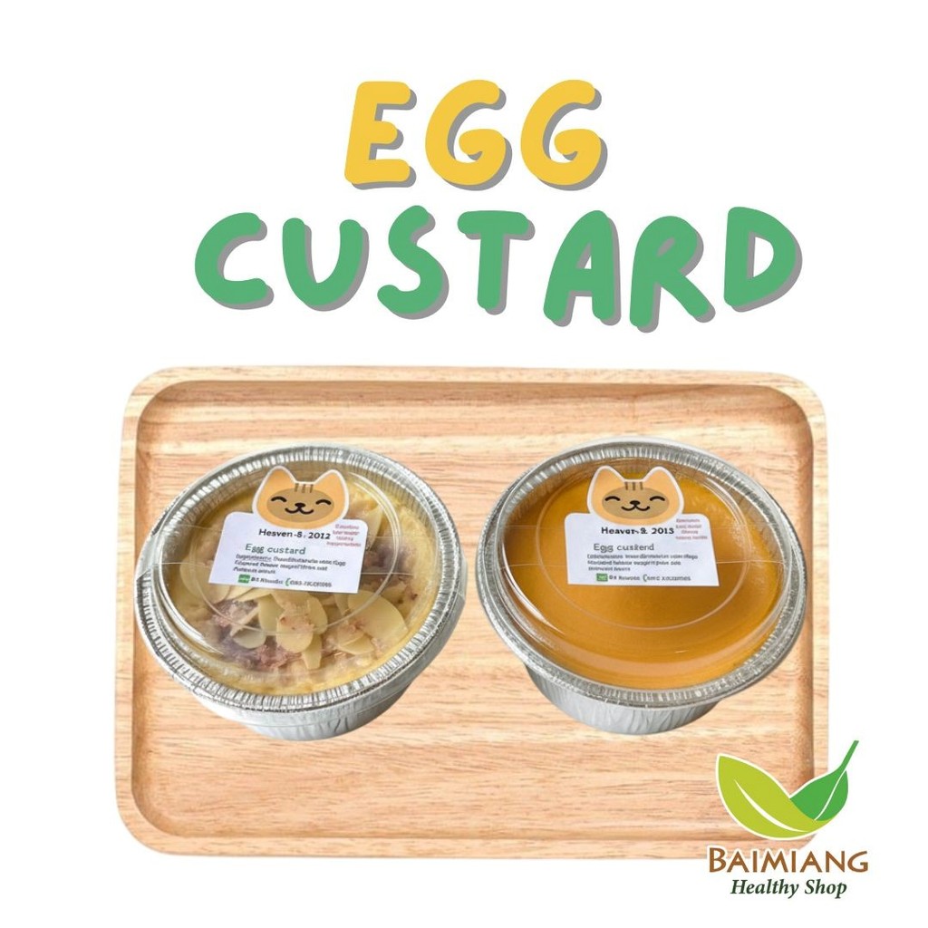 HEALTHY HEAVEN Egg Custard Taro&Pumpkin [Pre-Order 7-14 วัน]