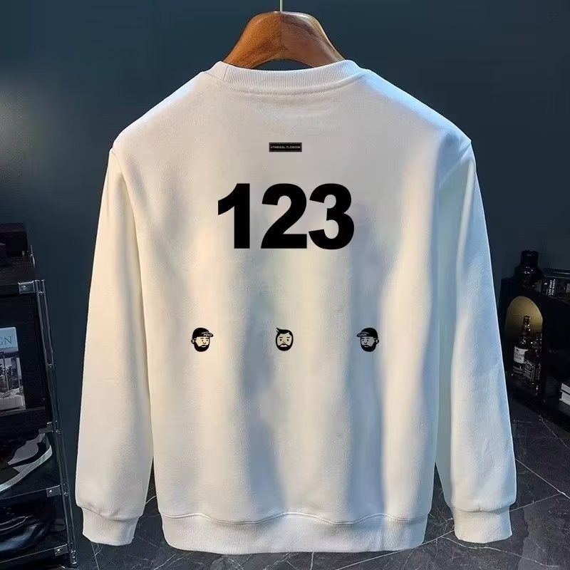 COD 2025P19 Sweatshirt Cotton Cover Silk 260g F701 Black White S-5XLnew23 LKHC