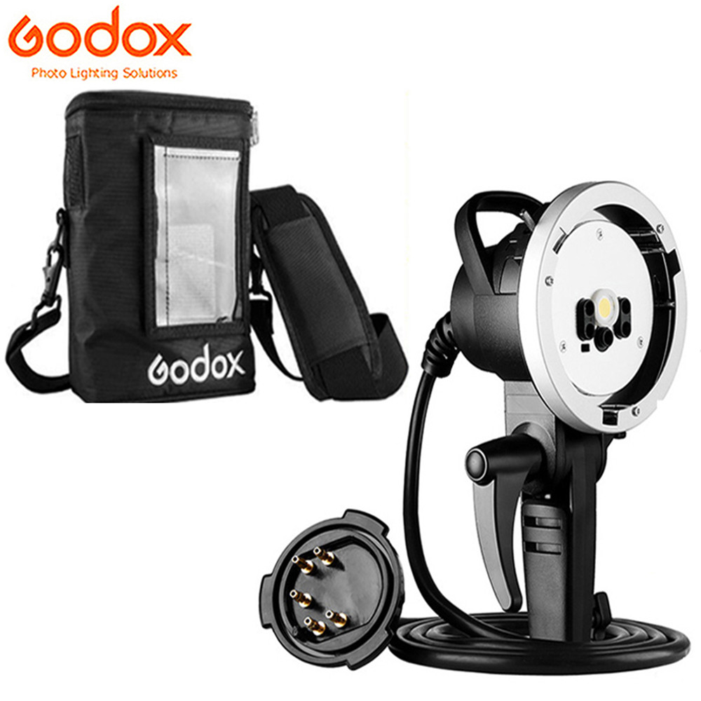 Godox AD-H600B โทรศัพท์มือถือแฟลช Extension Head + PB-600 กระเป๋าแบบพกพาสําหรับ Witstro AD600 AD600B
