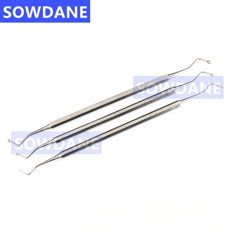 Dental Composite Filling Tool Resin Composite Spatula Plastic Double Ends Ball Tip