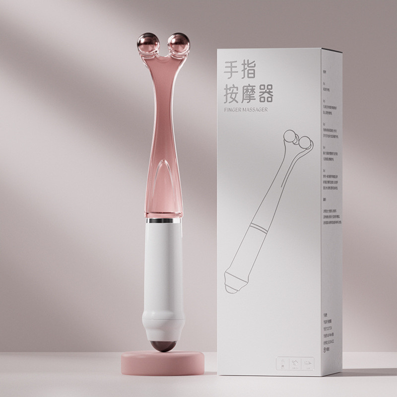 Finger Roller Massage 4 Magnetic Bead Clip Finger Joint Massage Tiger Mouth Hand Hemp Fine Hand Bead