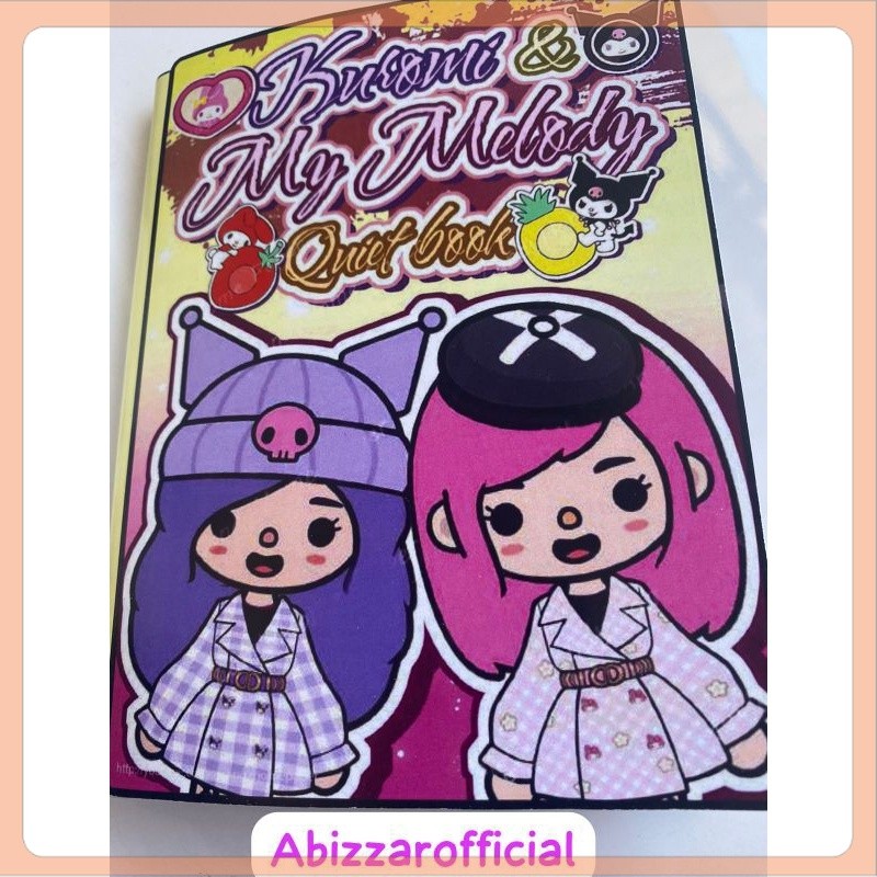Toca BOCA BOCA KUROMI MY MELODY QUIET BOOK ของเล่นเพื่อการศึกษาสําหรับเด็กผลิตภัณฑ์ที่ดีที่สุด