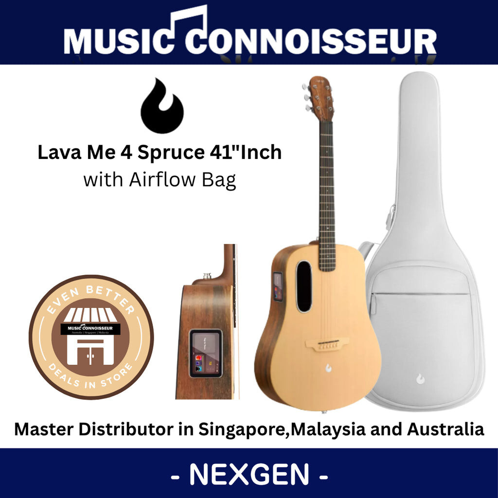 LAVA ME 4 Spruce 41 with Airflow Bag Woodgrain Brown & Burlywood