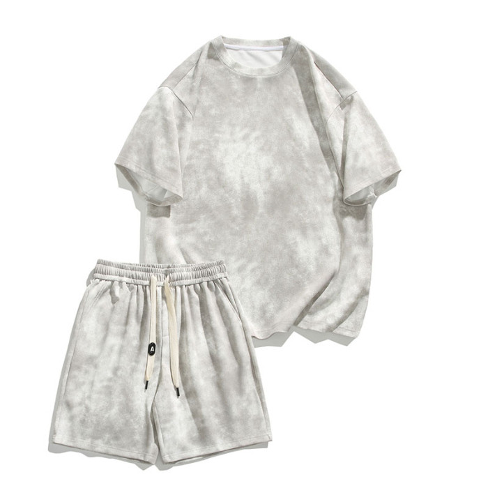 2025 NEW 2025 Summer Heavyweight Short Sleeve T-Shirt Couple Set T3553 Top P29-DK8514 Pants P29new23