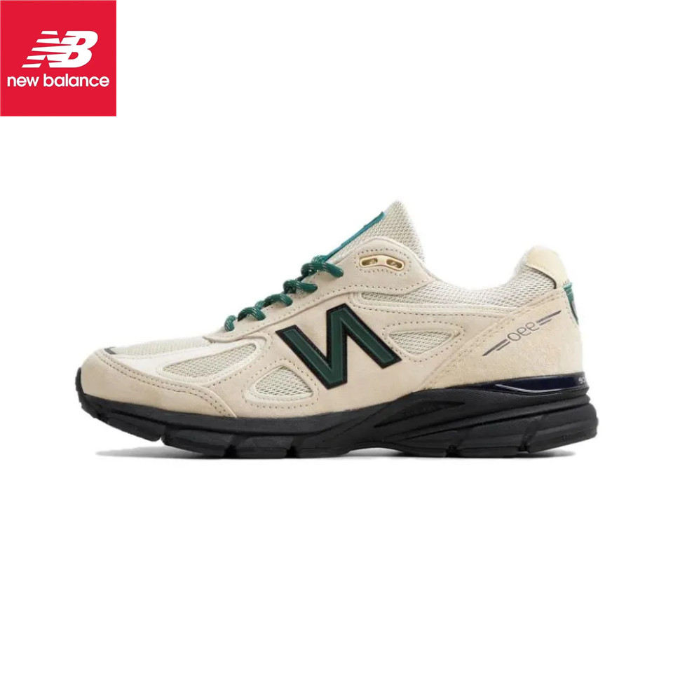 （ของแท้ 100%）New Balance NB 990 V4 U990GB4 รองเท้าบาสสำหรับผู้ชาย และผู้หญิง