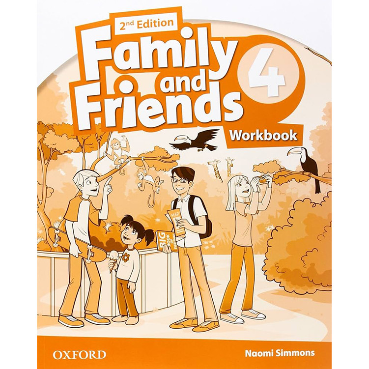 Bundanjai (หนังสือ) Family and Friends 2nd ED 4 : Workbook (P)