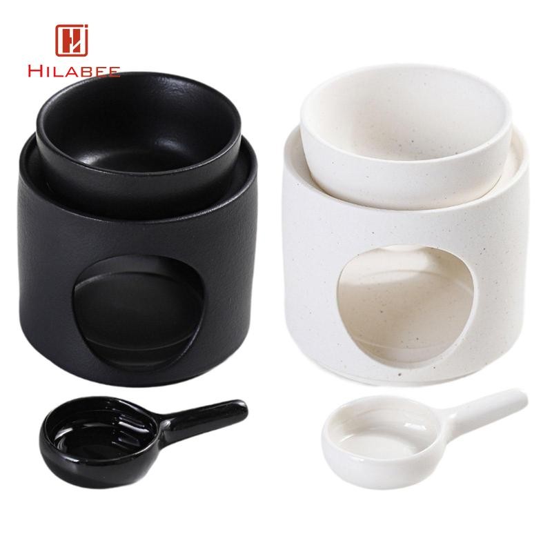 [hilabee] เตาน้ํามันหอมระเหย Porcelain Oil Diffuser เชิงเทียน Aroma Burner ตกแต่งบ้าน
