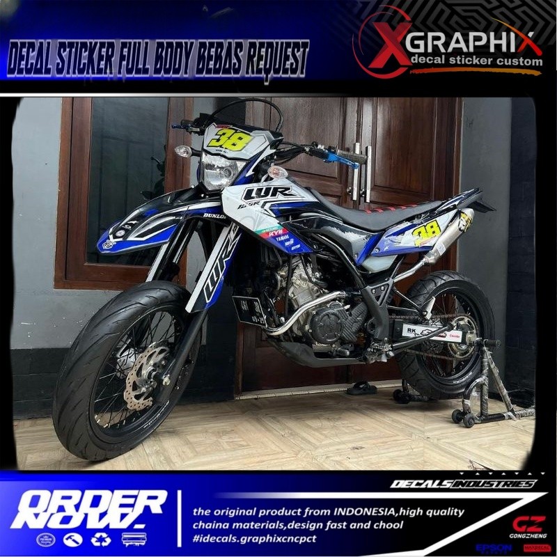 รูปลอก Yamaha wr 155r | สติ๊กเกอร์ Klx bf | รูปลอก Honda crf 150l | ซุปเปอร์โมโต ซุปเปอร์โมโต ซุปเปอ