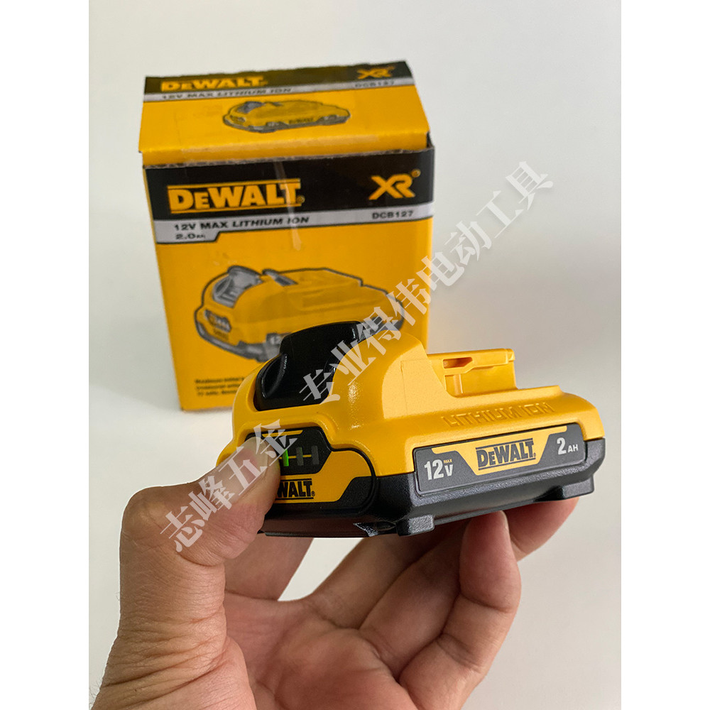 DeWalt DCD701/DCF801/DW089LG/DCD716 ใช้แบตเตอรี่ลิเธียม 12V พร้อม Power Display DCB127