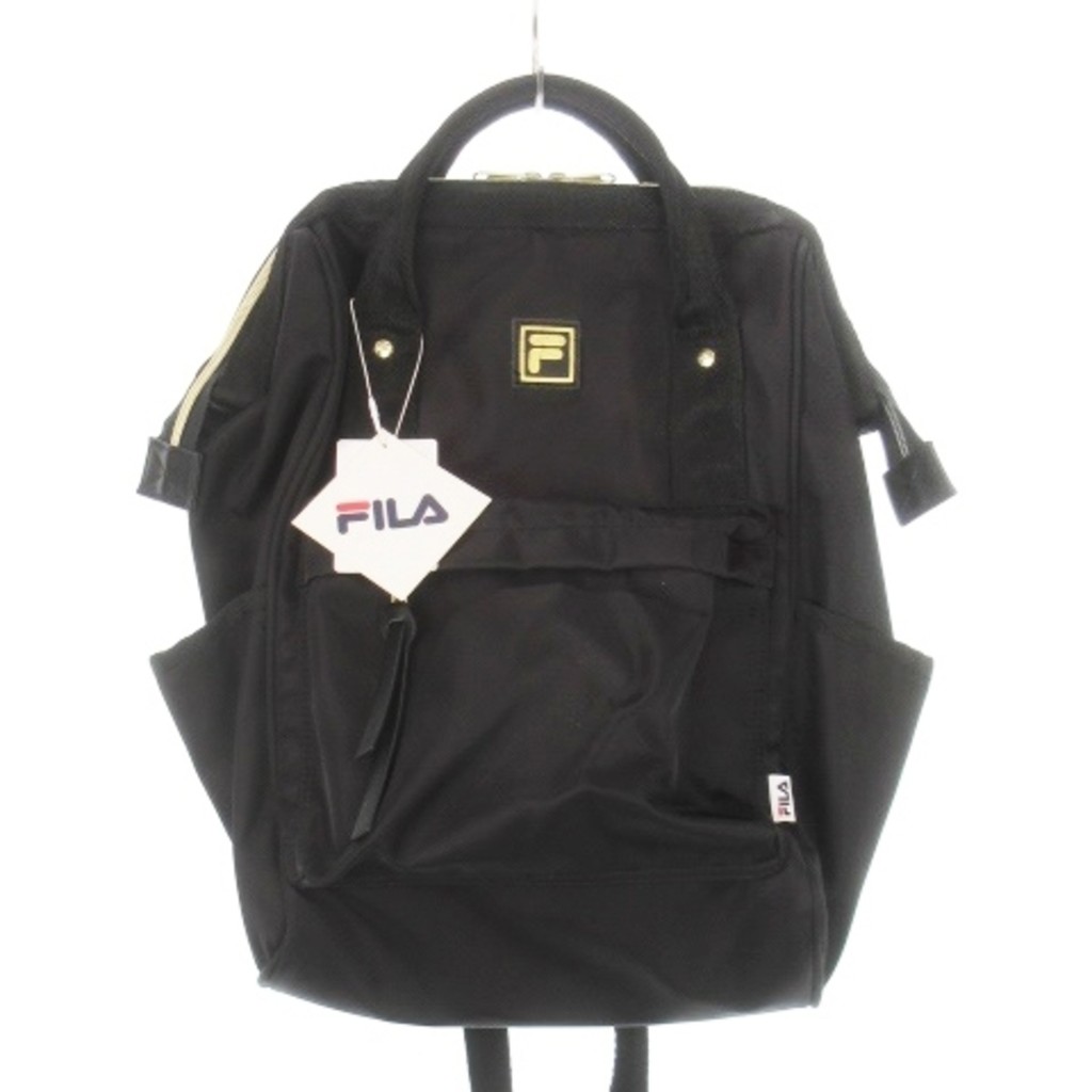 FILA Backpack Nylon black Direct from Japan Secondhand