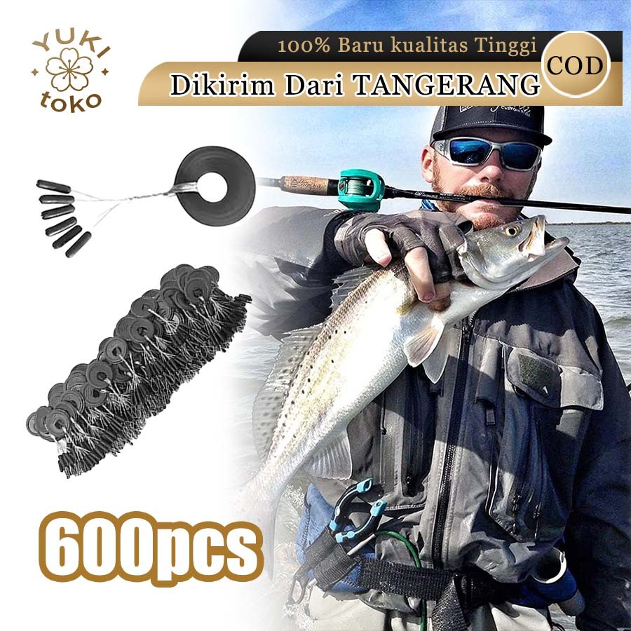 ตกปลา Stopper อุปกรณ์ตกปลาเครื่องมือตกปลาสําหรับปลาคาร์พตกปลา 100 ชุด 600 ชิ้น