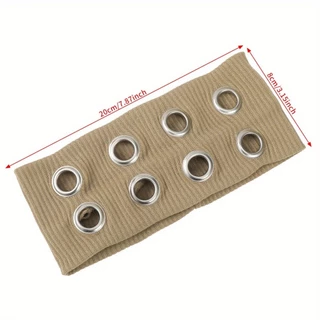 ผ้า Hollow Eye Metallic รุ่นกว้างแถบคาดศีรษะยืดหยุ่นที่คาดผมถักเหมาะสําหรับผู้ชายผู้หญิงกิจกรรมกลางแจ้ง