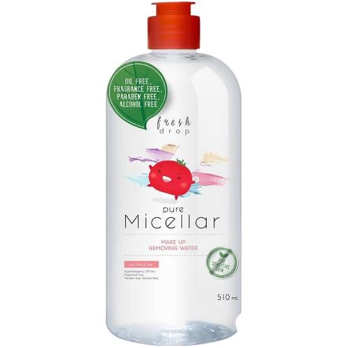FRESH DROP - Pure Micellar Make-Up Removing Water Hydrate Formula (510ml.) คลีนซิ่ง ใบหน้า ผิว