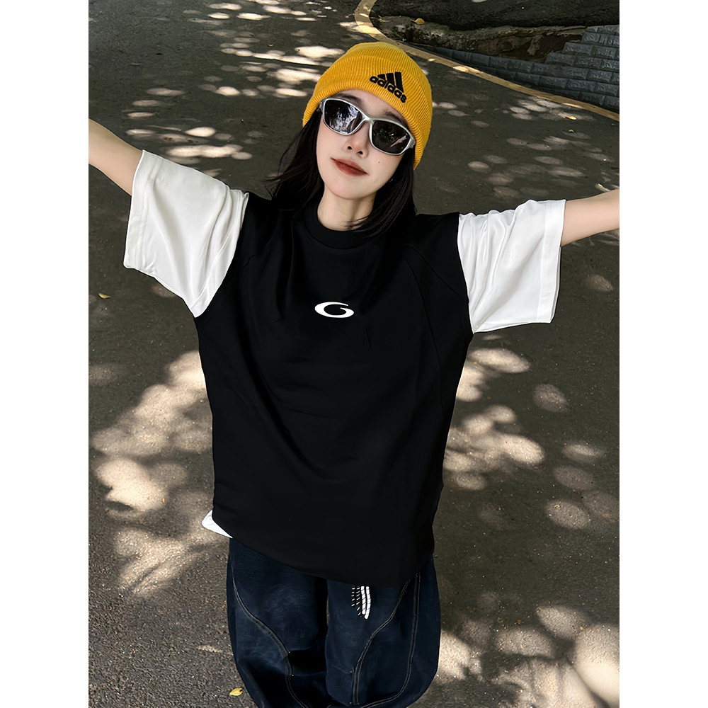 Welldone TRACK纯棉休闲夏季肩背心ที 男夏季休闲夏季休闲夏季休闲裙