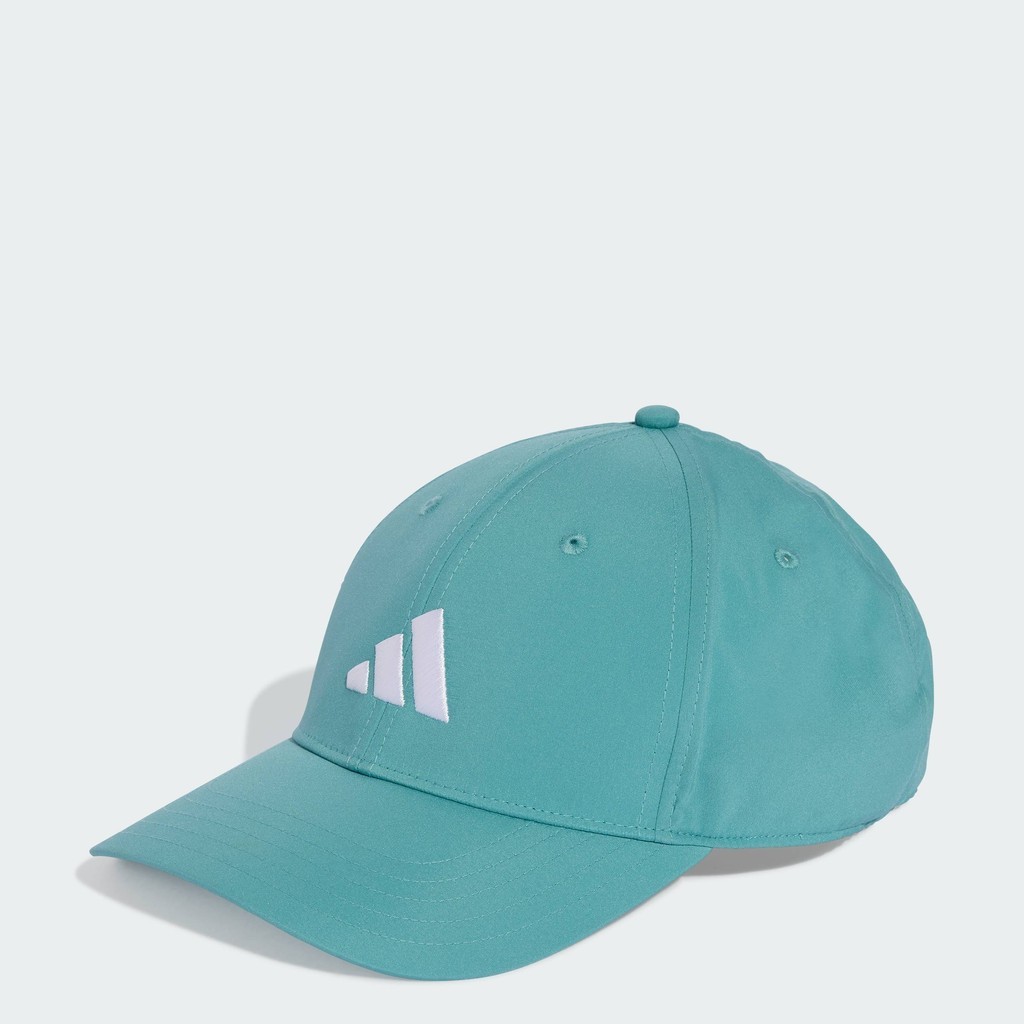 adidas ไลฟ์สไตล์ หมวกเบสบอลปักลายโลโก้ใหม่ Unisex สีเทอร์คอยส์ JY3073