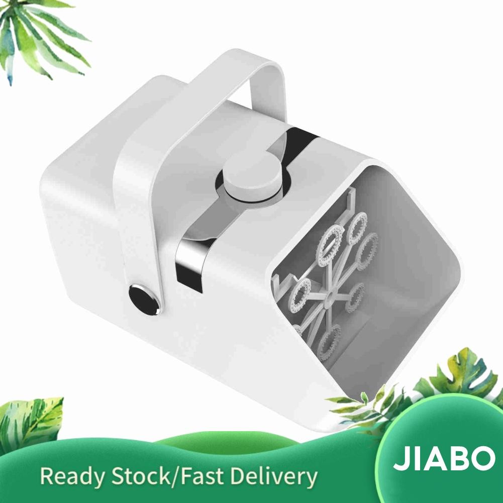 Jiabo Jiabo Bubble Machine Bubbles สีสันสดใสด้วยความเร็ว 2 และ 8 Wands ที่ใช้ตามหลักสรีรศาสตร์ที่ปลอ