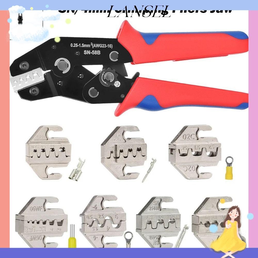 LA CRIMPING คีมขากรรไกร,กว้าง 4 มม.06WF 2549 03H SN CRIMPING คีม Jaw, SN-2546B 02C 48B 58B Alloy CRI