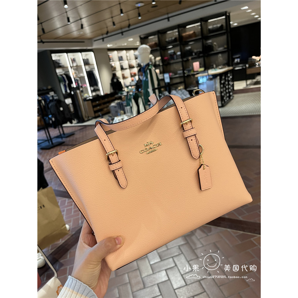 Direct Mail Bag Tax US การซื้อโดยตรง Coach Coach Small Size mollie Tote Tote Bag กระเป๋าสะพายไหล่กระ