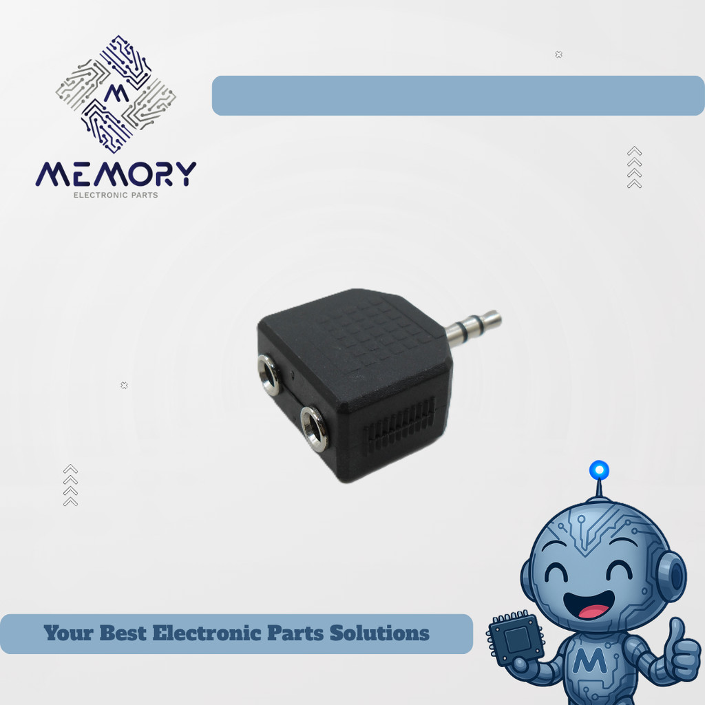 Connection 2 Cover Mini St (3.5mm) ถึง 1 Jack Mini St (T Mini Stereo)
