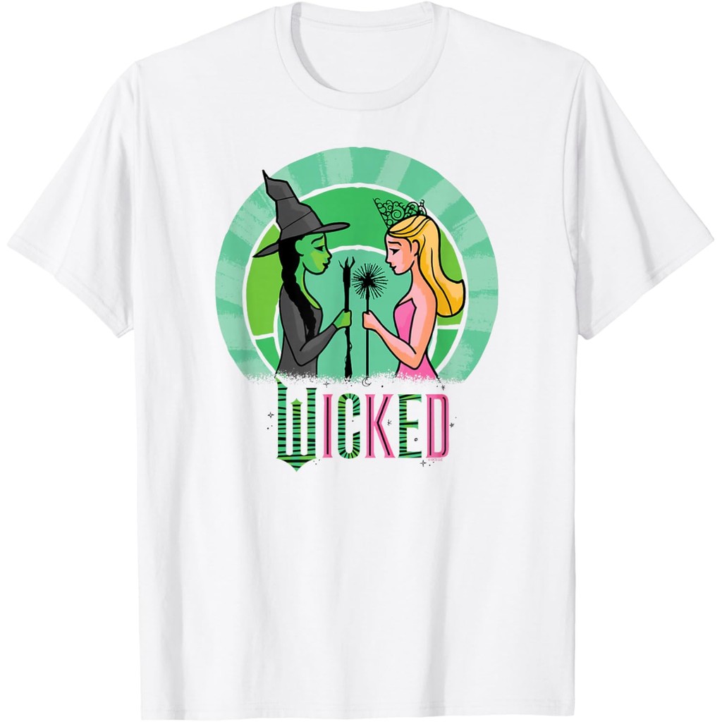 เสื้อยืดผู้ใหญ่ Wicked Glinda Elphaba Sketched