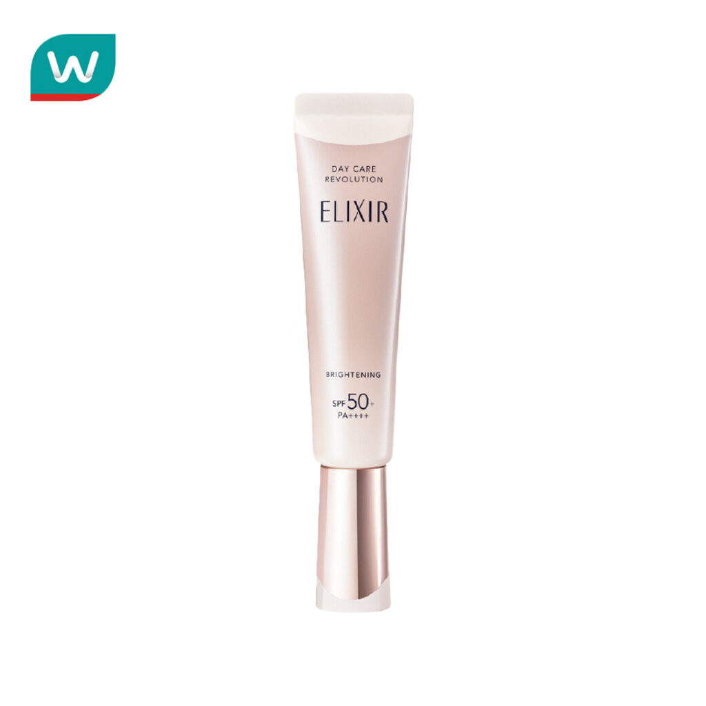 Elixir อิลิคเซอร์ เดย์ แคร์ รีโวลูชั่น ไบร์ทเทนนิ่ง+บีเอ เอสพีเอฟ50+ พีเอ++++ 35