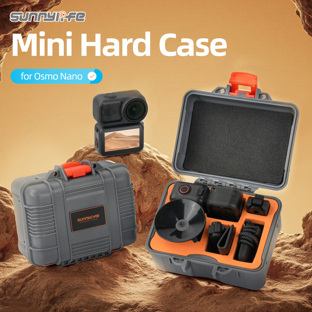 สําหรับ DJI Osmo Nano Mini กล่องเก็บของกล่องนิรภัยกันน้ํากลางแจ้ง Anti Drop Nano กระเป๋าเก็บอุปกรณ์เสริม