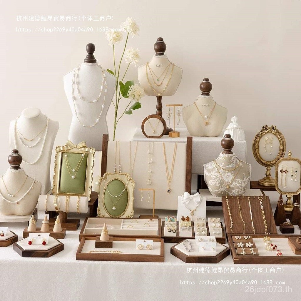 ชั้นวางหน้าต่างอุปกรณ์เสริมต่างหูอุปกรณ์ประกอบฉากรุ่นกรอบรูปชั้นวางเครื่องประดับร้านค้าสร้อยคอร้านเค