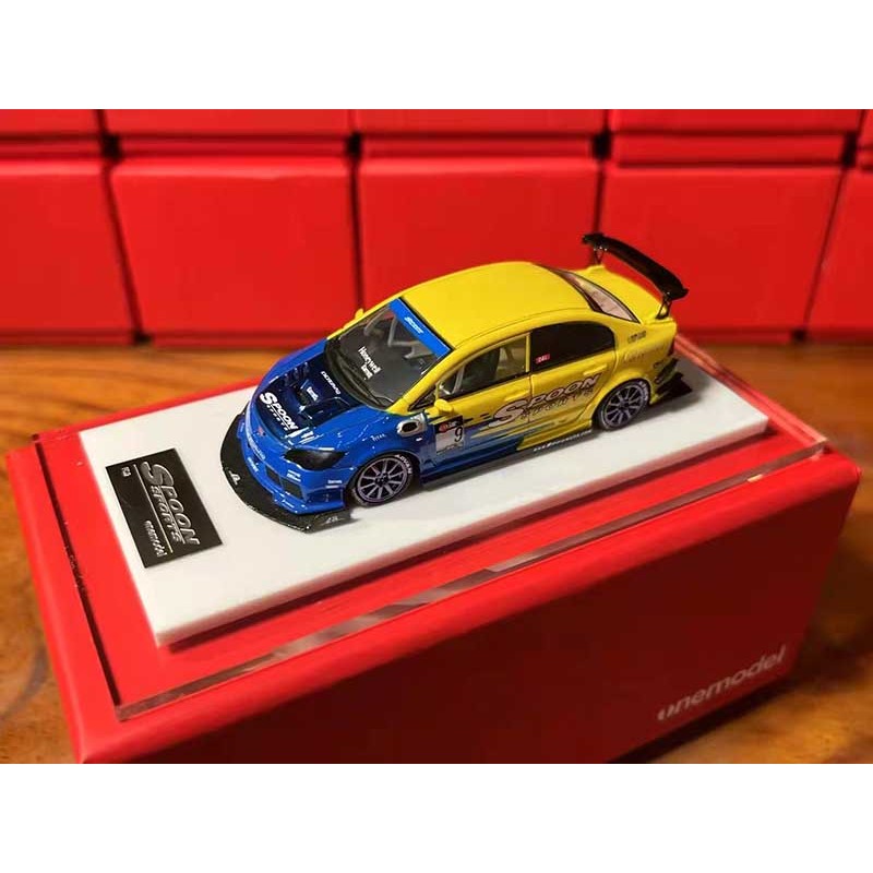Onemodel 1: 64 Honda Honda FD2 Spoon Limited Edition Car Model Collection เครื่องประดับ