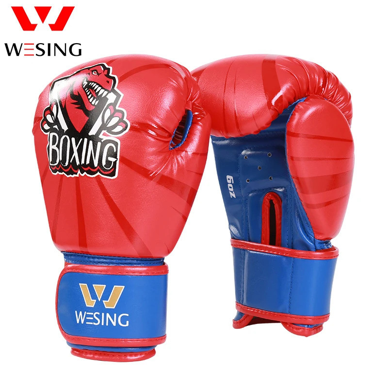 Wesing Kids MMA Gloves นวมชกมวยสีชมพูสําหรับ 3-13 ถุงมือฝึกเด็ก Punching Sparring Gear Muay Thai Kic