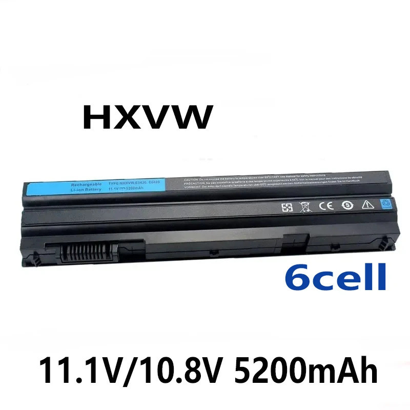 HXVW 8858X 6 เซลล์แบตเตอรี่สําหรับDell Latitude E5420 E5430 E6420 E6430 E6520 E5530 M5Y0X HFJWT T54F