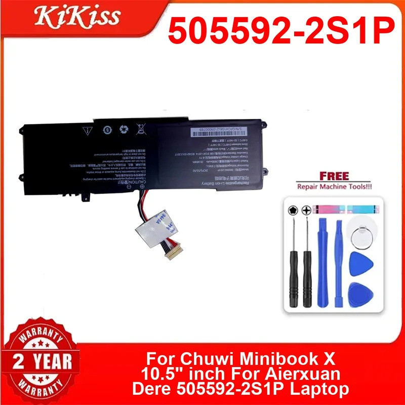 505592-2S1P แบตเตอรี่แล็ปท็อปสําหรับ Chuwi Minibook X 10.5" นิ้วสําหรับ Aierxuan Dere 505592-2S1P แล