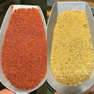 ทรายเหลืองธรรมชาติ & ทรายแดง ปูพื้นตู้ปลาสวยสมจริง มีมิติ Yellow & Red Natural Sand สำหรับตกแต่งตู้ปลา