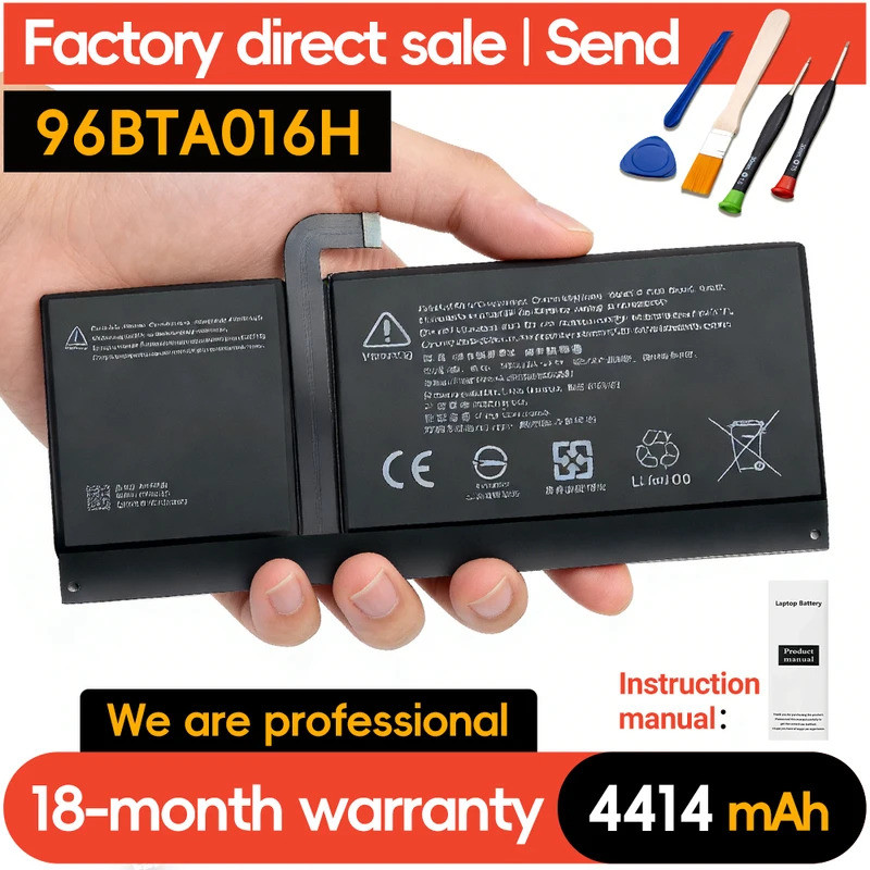 SUOZHAN 96BTA016H DYNC01 แบตเตอรี่แล็ปท็อปสําหรับ Microsoft Surface Pro 8 1982 1983 2021 Series แท็บ