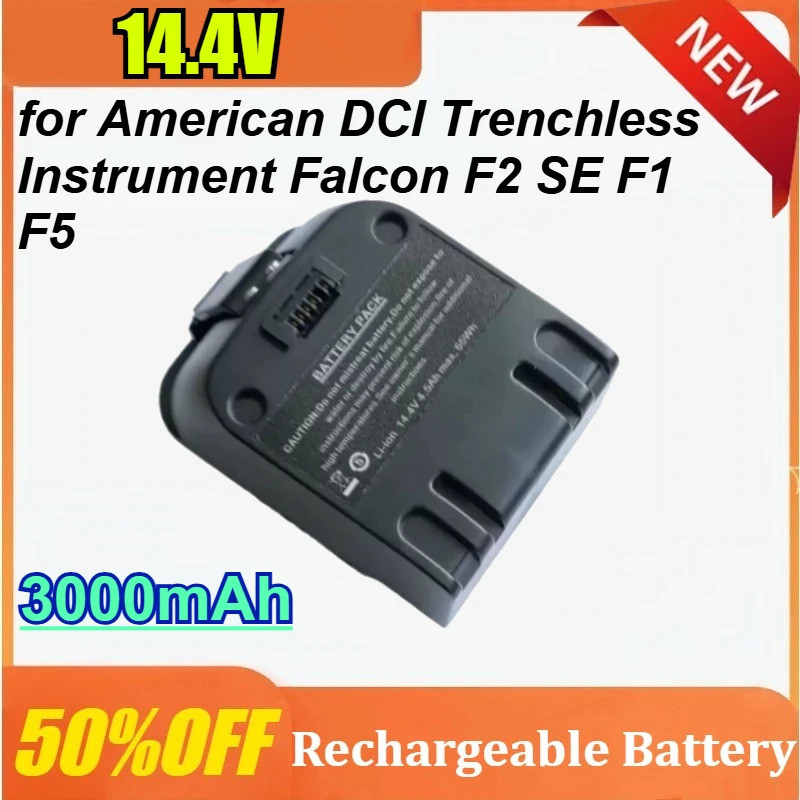 14.4V 3000mAh สําหรับ American DCI Trenchless Instrument Falcon F2 SE F1 F5 โฮสต์ตัวรับสัญญาณระยะไกล