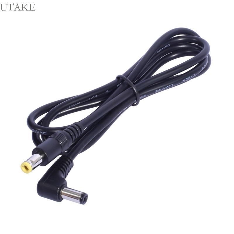 Utake 3 28ft Power Extension Cable Male to Male Connector Adapter Cord DC5521 to DC5525 for Routers Fan and More Electro