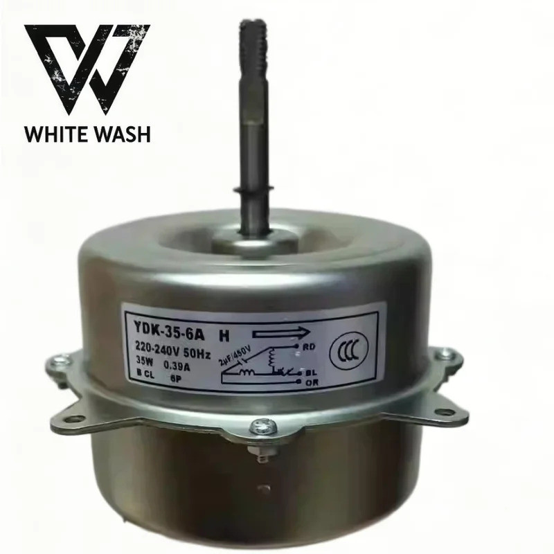 YDK-35-6A H แบรนด์เดิมใหม่เครื่องปรับอากาศกลางแจ้งระบายความร้อนพัดลมมอเตอร์ YDK-35-6A H ชิ้นส่วนเครื