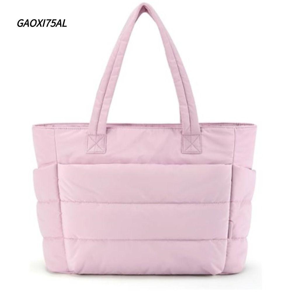 กระเป๋าถือผู้หญิง GAOXI75AL ทรง Tote ขนาดใหญ่ จุเยอะ สไตล์แฟชั่น หลายช่องใส่ของ สะพายไหล่ พกพาสะดวก เหมาะเที่ยว ทํางาน ชายหาด ฟิตเนส หรือช็อปปิ้ง