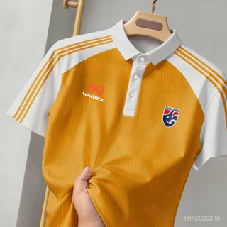 ทีมประเทศไทย Warrix สามบาร์ Raglan ไหล่ 2026 เสื้อโปโลกีฬาผู้ชายสไตล์ใหม่ Quick-Drying Breathable การฝึกอบรมในครัวเรือน Top Multi-สีตัวเลือกน้ําหนักเบากลางแจ้งแขนสั้นทีมฟิตเนส Casual