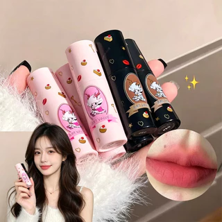my-shop： ลิปสติก เนื้อแมตต์กํามะหยี่ เนื้อนุ่ม เกลี่ยง่าย สีสวย ให้ความชุ่มชื้น ติดทนนานCA66