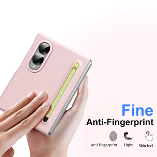 เคสพับสําหรับ Samsung Galaxy Z Fold 8/Wide Fold 8 Ultra/Fold8/Wide Fold7/Fold7/Fold6/Fold5/Fold4/Fold3 5G ผิวแมตต์ สัมผัสนุ่ม พร้อมช่องใส่ปากกา รองรับ S Pen พร้อมฟิล์มกันรอยนิรภัย