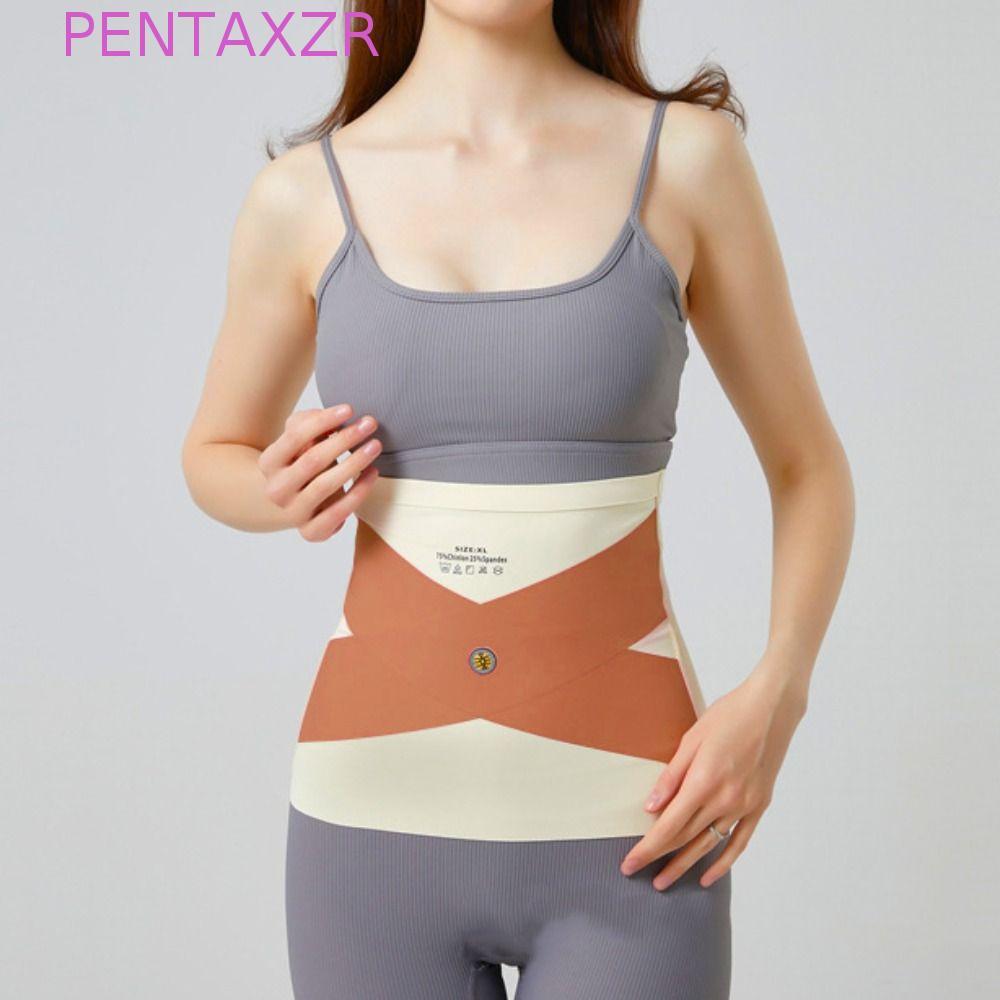 PENTAXZR เทรนเนอร์เอว, การควบคุมหน้าท้องไม่มีรอยต่อหลังคลอด Body Shaper, ยืดหยุ่นบาง Belly Contracting ผู้หญิง Girdle เข็มขัดหญิง