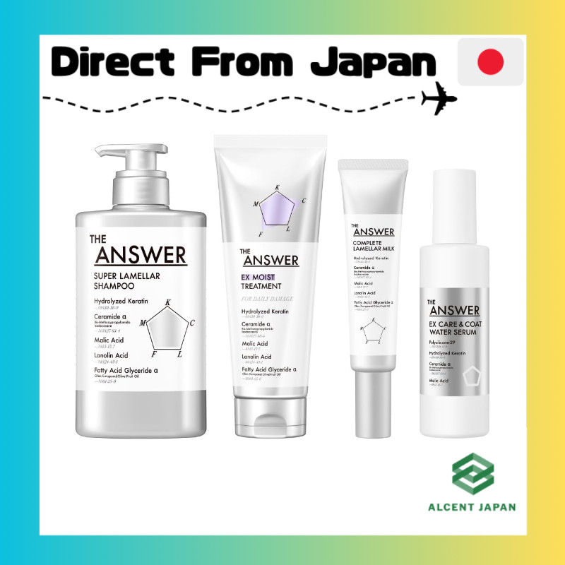 THE ANSWERThe Answer 4-Piece Set (Shampoo, Conditioner, Lamellar Milk, and Hair-Beautifying Water Se