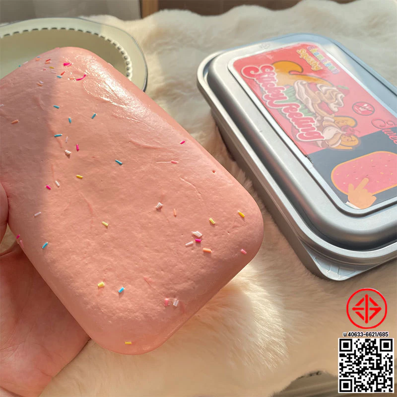 🔆สกุชชี่ ไอติมมูส squishy ไอติมถาดมูส หนึบหนับ หอมนุ่มสโลว ขนมปังเหนียวที่เพิ่มขึ้นช้า🔆 thumbnail 6