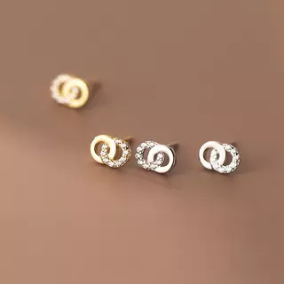 Evermore Earrings ต่างหูเงินแท้ S925 [MERCELO]