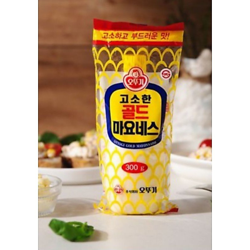 ottogi gold mayonese มายองเนสเกาหลี รส original 오뚜기 골드 마요네즈 โอโตกิ