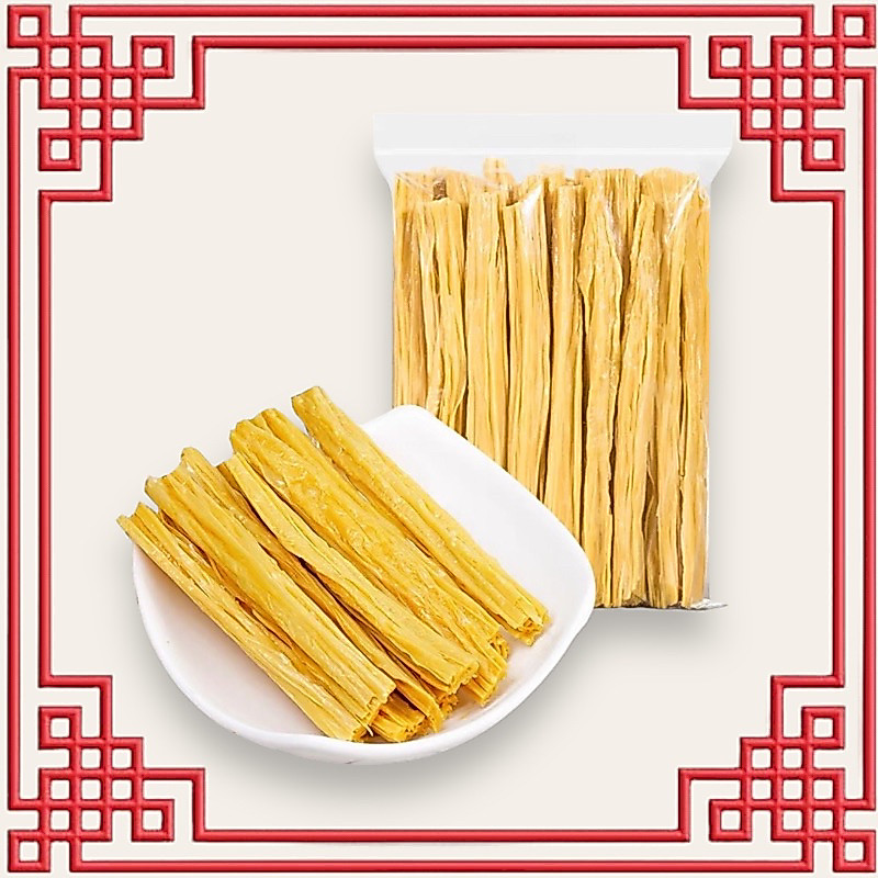 ฟองเต้าหู้ แบบแท่ง (腐竹条) ขนาด200g ฟองเต้าหู้แห้ง ใช้ประกอบอาหารได้หลากหลาย หรือจะนำไปทานคู่หม่าล่าชาบู ก็อร่อย
