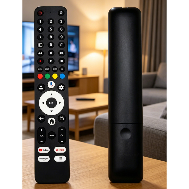 4T-C50FJ1X 4T-C55FJ1X 4T-C65FJ1X Voice Remote SH-V10 ใช้งานร่วมกับ SHARP 4K HDR Google LED TV Fit 2T