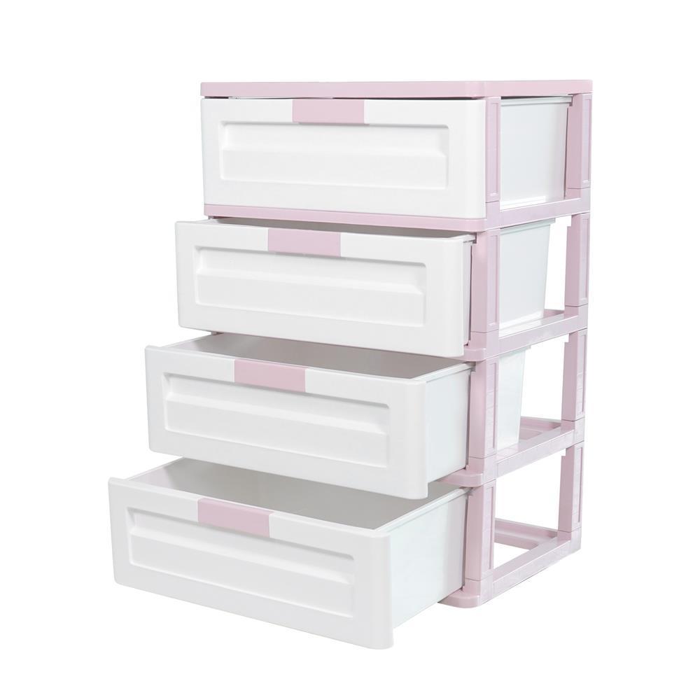 ตู้ลิ้นชัก 4 ชั้น รุ่น MAX 59x41x88 ซม. สีชมพูพาสเทล แบรนด์ ME LIVING นิยม